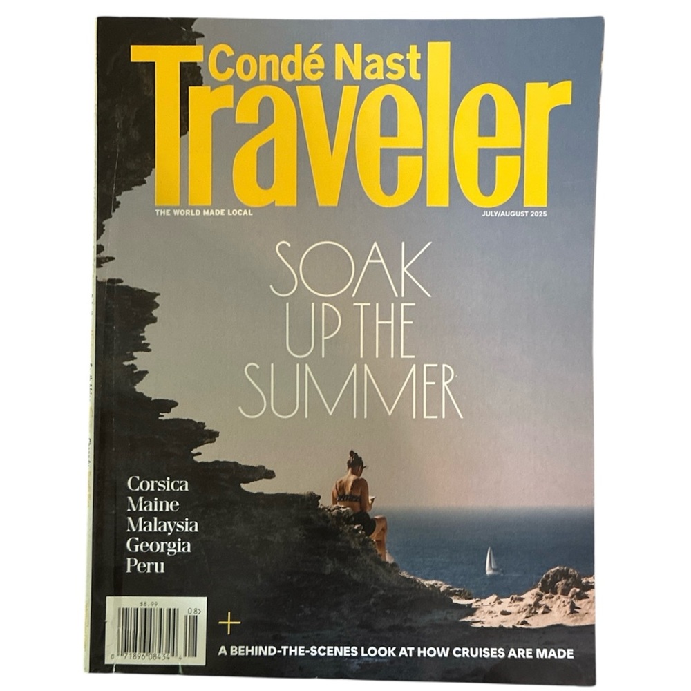 Conde Nast Traveler Magazine July August 2025 Soak Up The Summer Corsica Maine